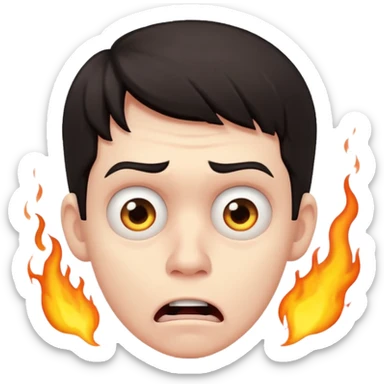 Judeu com medo de gás  sticker