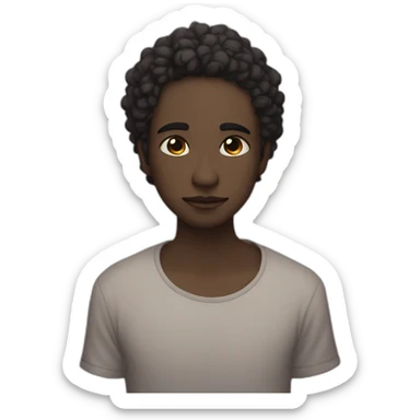 De noche y de dia con mi triste melancolia sticker