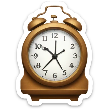 clock that tea  sticker