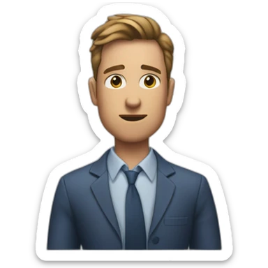 Daniel Burden explaining the rules to The Chase and in so doing becoming late for work sticker