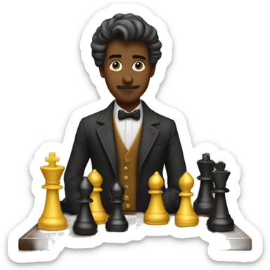 Solo With Pawns sticker