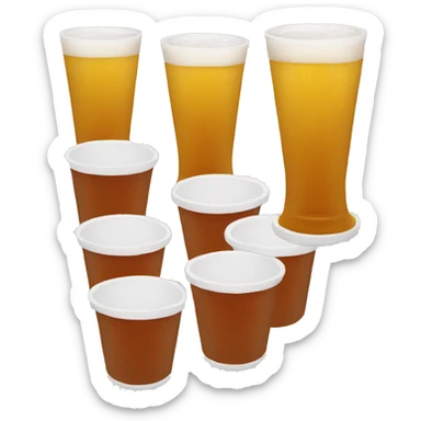 beer pong sticker