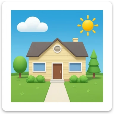 Family home sticker