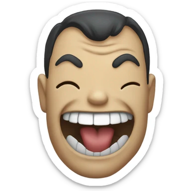 Laughing guts out sticker