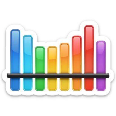 full black audio spectrum sticker