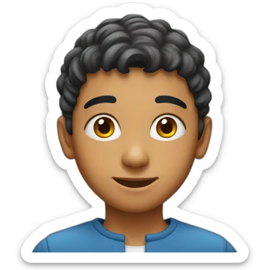 a 12-year-old Arab boy sticker