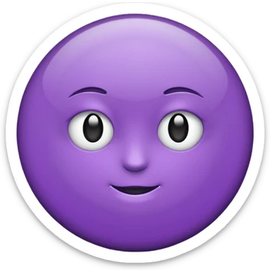 Rond violet normal sticker