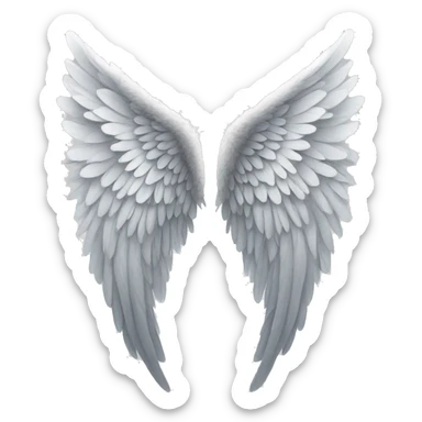 Angel wings sticker