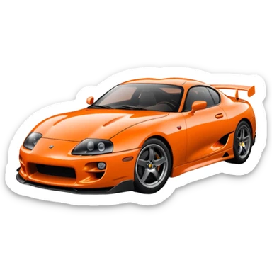 Supra mk4 organg sticker