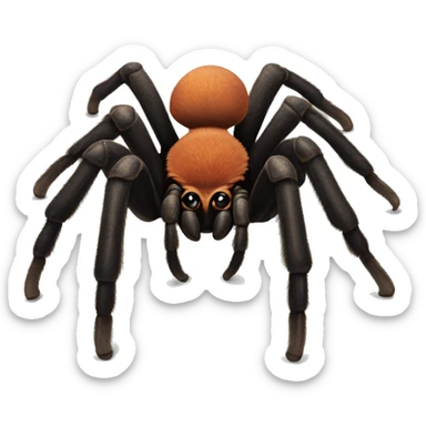 Red knee tarantula sticker