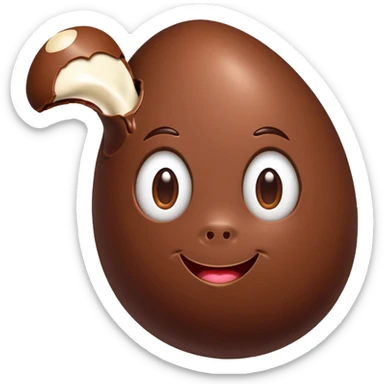 chocolat de paques sticker