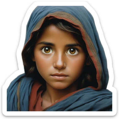 Stevemccurry-picture-afghanigirl sticker