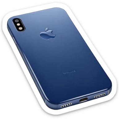 navy iphone sticker