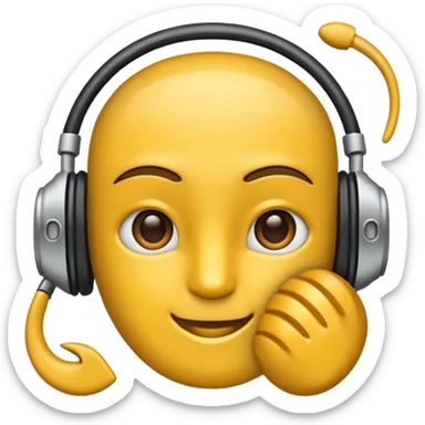 Белые наушники на них бантики в низу без девочки sticker