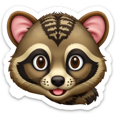 civet is salivate sticker