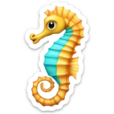 Seahorse sticker