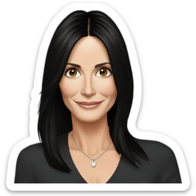 courteney cox sticker