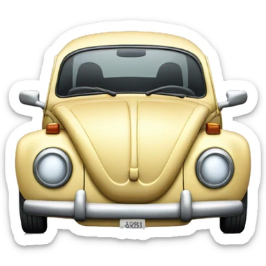 VW Bug Car  sticker