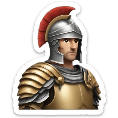 centurion-profile-illustrated sticker