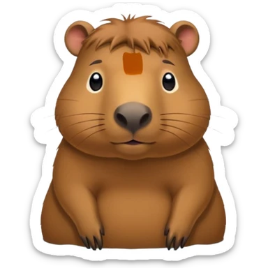 Capybara sticker