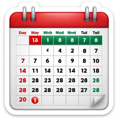 CALENDARIO DE DICIEMBRE sticker