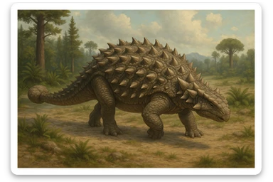 Anklyosaurus sticker