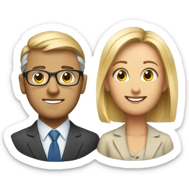 Two finance advisor sticker