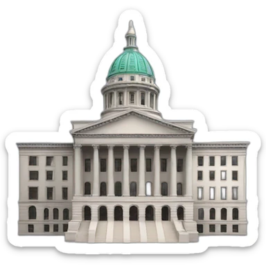 michigan capitol building sticker