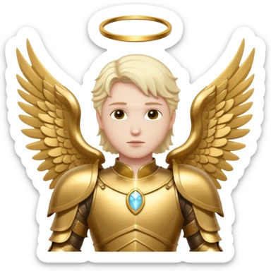 The angel tronos sticker