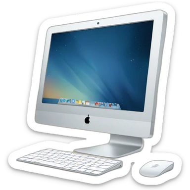 iMac apple sticker