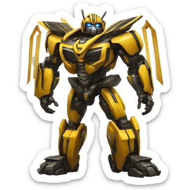 bumblebee transformer sticker