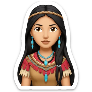Pocahontas sticker