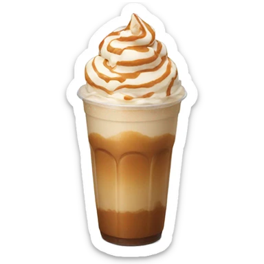 Caramel frappe  sticker