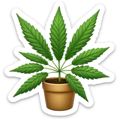 marijuana sticker