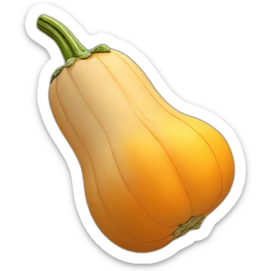 butternut squash sticker