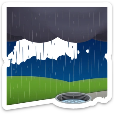 Storm Drain sticker