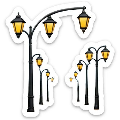 streetlights, India sticker