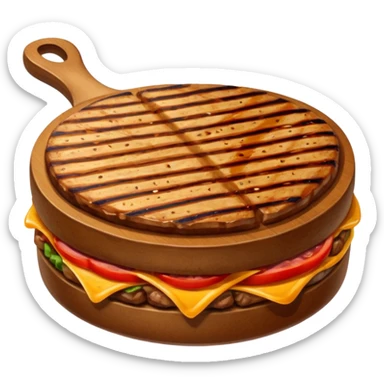 bistec de carne como el de tom y jerry sticker