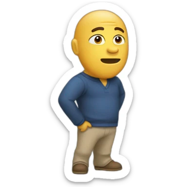 Titeuf à l'envers sticker