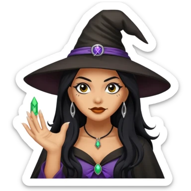 Slay baddie witch with manicure sticker