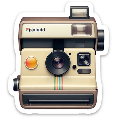 Photo printed from palaroid Photo printed from palaroid sticker