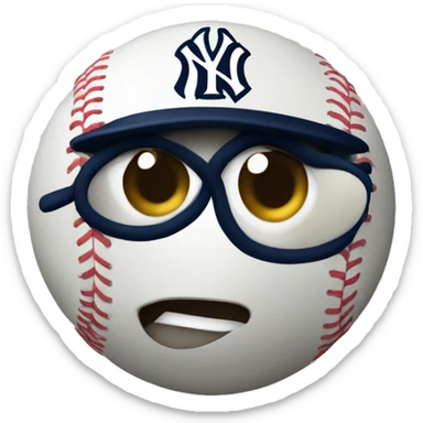 New York Yankees baseball sticker