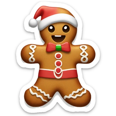 Christmas gingerbread  sticker