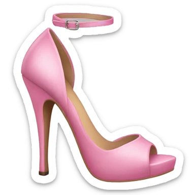 pink heels sticker