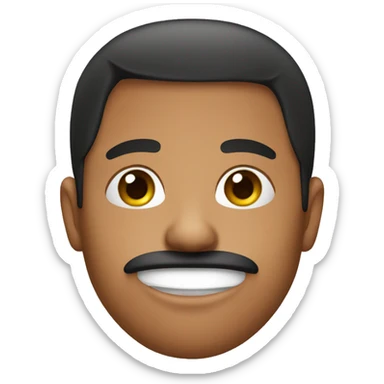 A Mexican male  with nose ring  sticker