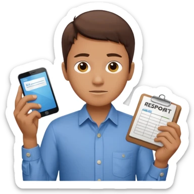 i need an image of a man named clyde who provides basic credit reports sticker