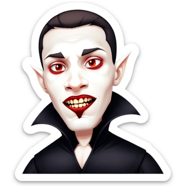 Vampire sticker