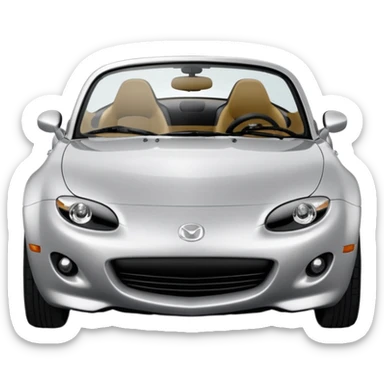 mazda mx-5 NC 2008 silver hardtop (not ND) sticker