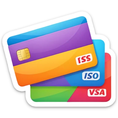 payment method flat style sticker