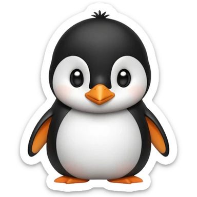 cute aesthetic penguin sticker